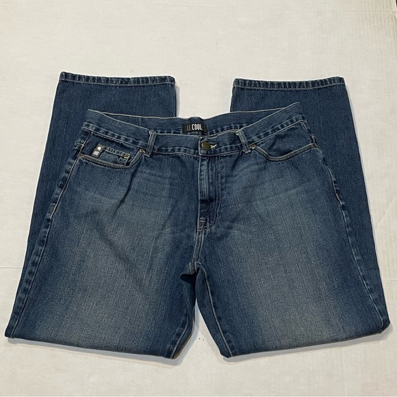 Vintage Y2K LL Cool J Distressed Relaxed Fit Straight Leg Jeans Size 34x32 - Picture 1 of 4